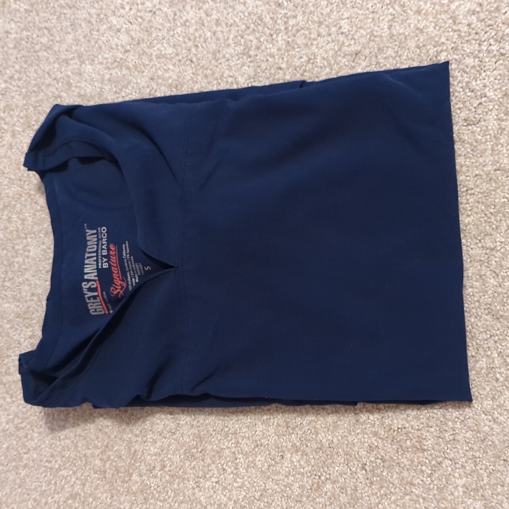 Grey's Anatomy Signature Scrub Top Navy